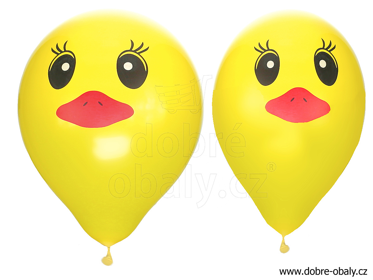 Nafukovací balonky s potiskem KUŘE, 10ks