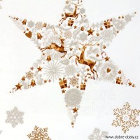 Vánoční dekorace na okno 226 - hvězda